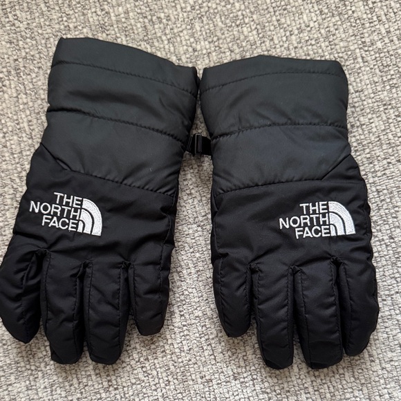 Kids The North Face Black Insulated Gloves - Picture 1 of 2